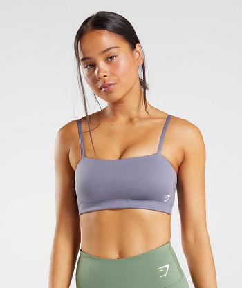 Sujetadores Deportivos Gymshark Bandeau Mujer Moradas | CO 2120PJJ